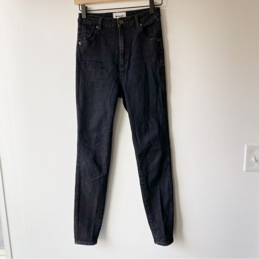 rolla's eastcoast ankle high rise skinny in galaxy black